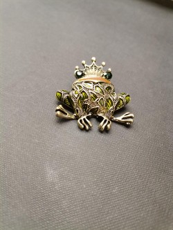 Broche grenouille...