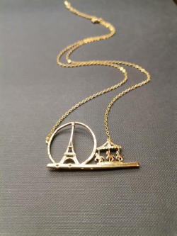 CO thème "Paris" (Laiton doré)